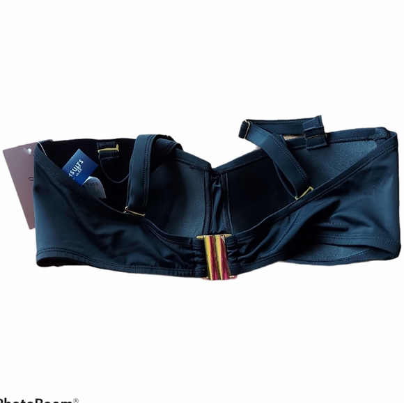 Swimsuits for all black ruched bikini top - Picture 8 of 9